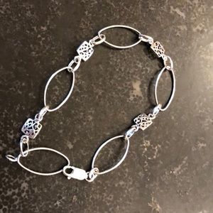 Sterling silver filigree bracelet
